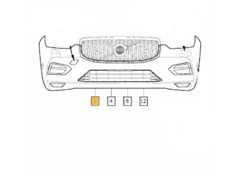 XC60 18-21 Ön Tampon