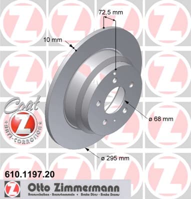 S70 / V70 / 850 ARKA DİSK KARBONLU SAĞ/SOL