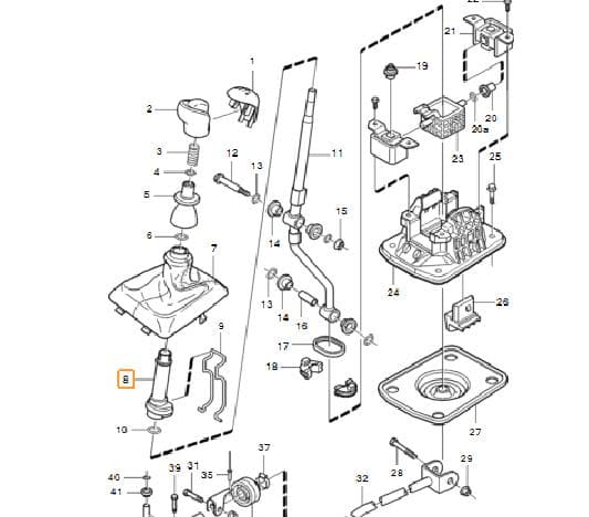 S40 V40 Vites Kolu Tube ( Manuel Vites )