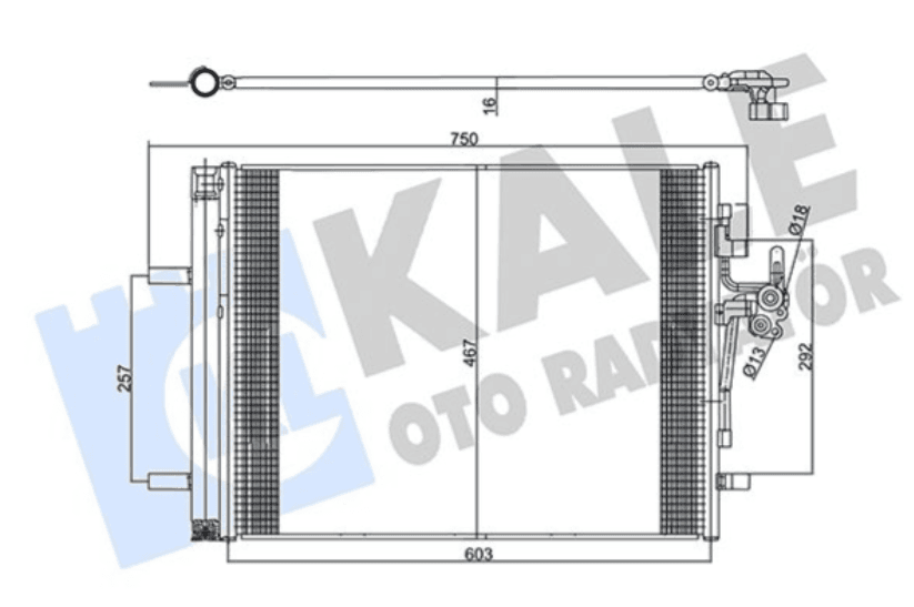 S60 V60 S80 V40 XC60 V70 XC70 Klima Radyatörü (Konderser)
