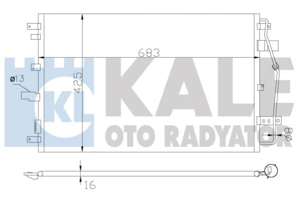 XC90 Klima Radyatörü (Kondersör ) 2003-2005