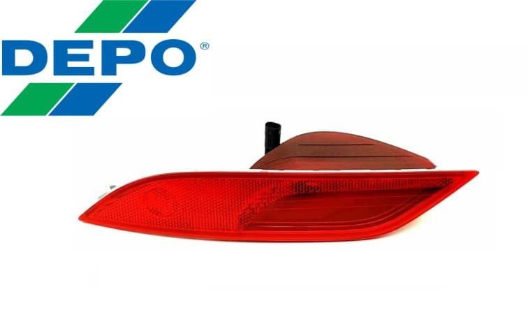 V40 V40cc Sol Arka Tampon Reflektör Sis Farı 2013-2019