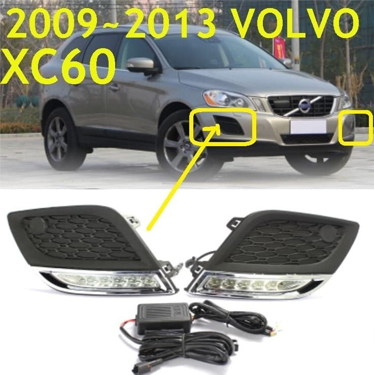 XC60 Sağ Sis Far Kapağı LED'li 2009-2013