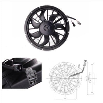850 V70 S70 Fan Elektrikli İki Hızlı