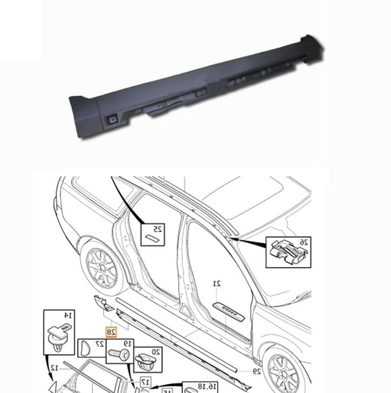 S40 V50 Sağ Marşbiyel Bakaliti 2005-2012