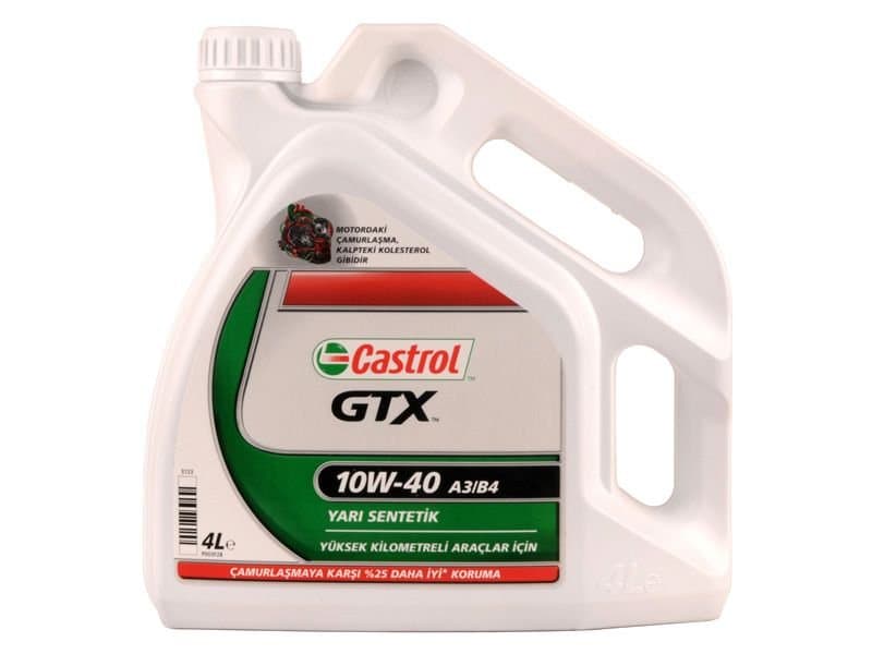 CASTROL GTX 10W-40 A3/B4 4 LT MOTOR YAĞI