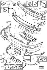 S40 V40 Tampon Ayak