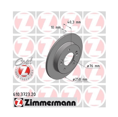 C30 C70 2006- S40 V50 V40 2013- Fren Diski Arka
