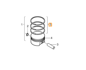 S80 V60 V70 XC60 XC70 S40 V50 C70 C30 D5 Sekman 81.00mm 2.00*1.75*2.00