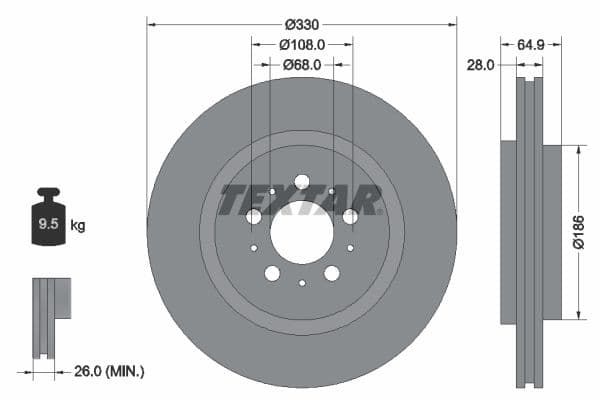 S60 V70 2.5B R Desing Arka Disk