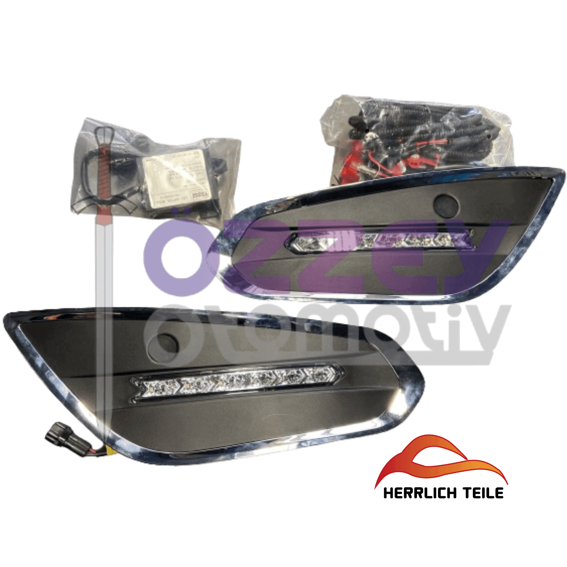 S60 Sol Kromlu Ledli Sis Kapağı