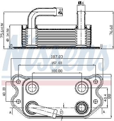 C30 C70 S40 V50 S60 V60 S80 V40 V70 XC70 XC60 Yağ Soğutucu Benzinli 5 Silindir Araçlar İçin