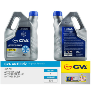 Antifriz 3 Lt -37 C Mavi