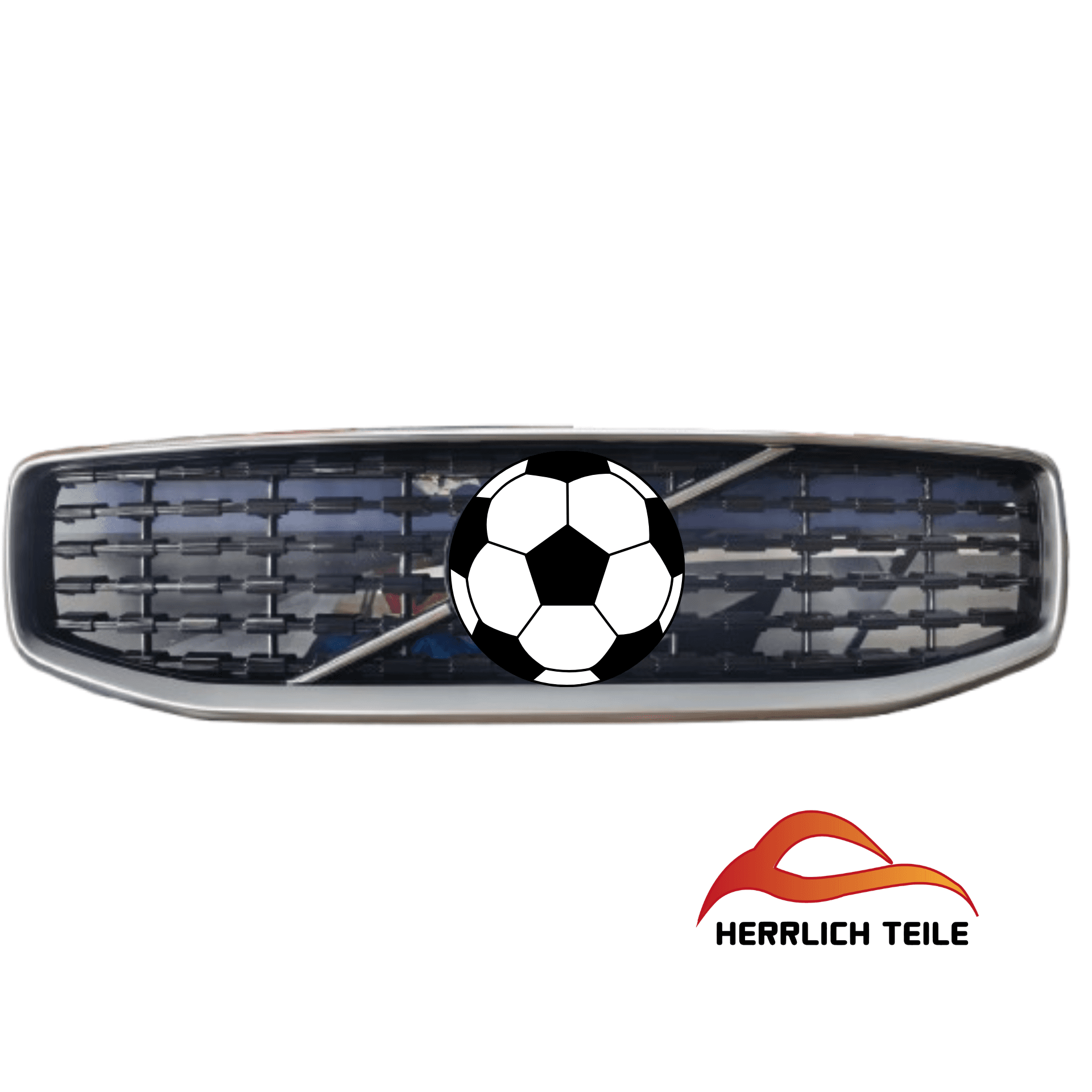 S60/V60 2019- Ön Panjur Kamerasız Gri Çerçeve R design