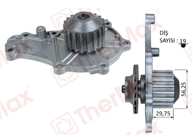 C30 S40 S60 V60 V70 S80 V40 V50 Su Pompası Devirdaim 1.6 Dizel