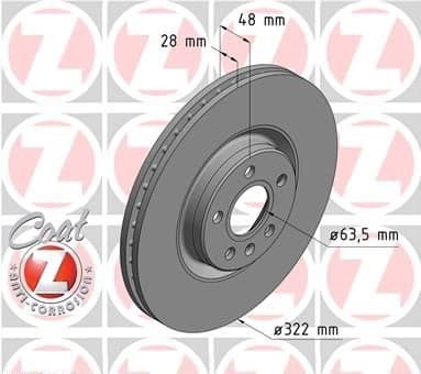 S90 V90 XC60 S60 V60 Ön Disk 17 İnç (322 mm) ADET FİYAT