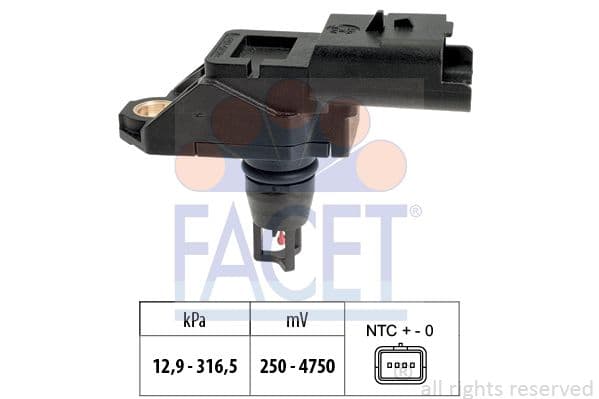 S40 S60 S80 V40 V50 V60 V70 C30 V70 Basınç Sensörü 1.6 D2 D4162t