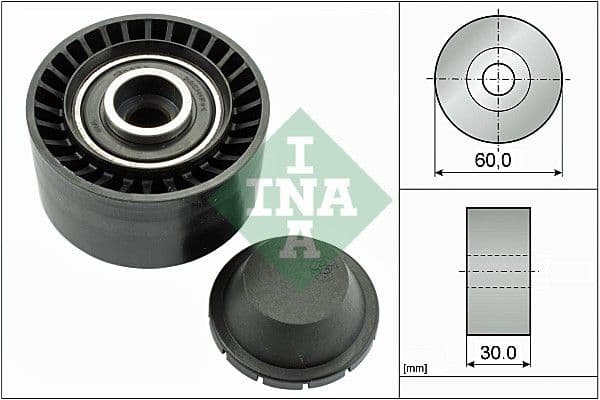 S40 V50 C30 V Kayışı Avare Kasnağı 1.6 Dizel D4164T