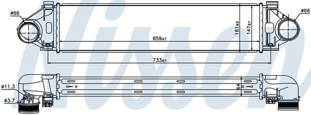 S80 V70 XC70 XC60 V40 Turbo Radyatörü (Intercooler)