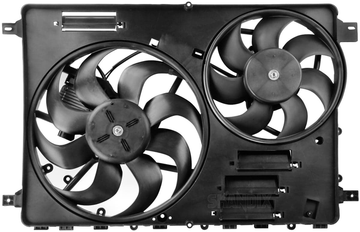 S60 S80 V60 V70 XC60 XC70 Çiftli Fan Modülü Üzerinde